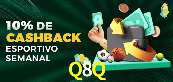 10% de bônus de cashback na Q8Q